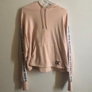 Calvin Klein cropped oversized hoodie